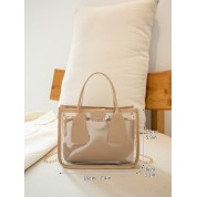 Clear Crossbody Bag With Chain