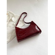 Floral Embossed Leather Crossbody Bag