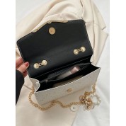 Leather Belt Bag With Chain