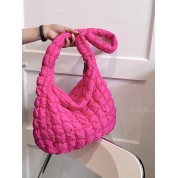 Pink Quilted Cross Body Bag