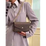 Gold Chain White Crossbody Bag