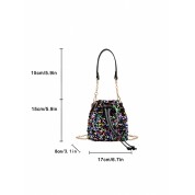 Girl Over Shoulder Bucket Bag