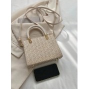 Small Straw Cross Body Bag