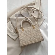 Small Straw Cross Body Bag