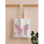 Small Leather Shopper Tote Bag