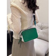 Crochet Bag With Leather Strap