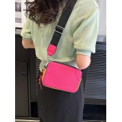 Crossbody Bag With Leopard Strap