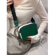 Crochet Bag With Leather Strap