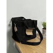 Canvas Multi Pocket Crossbody Bag