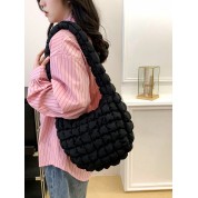 Small Nylon Tote Bag With Zipper