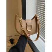 Small Leather Hobo Tote Bag