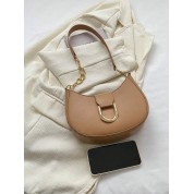 Small Leather Hobo Tote Bag