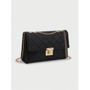 Quilted Chain Strap Shoulder Bag