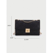 Quilted Chain Strap Shoulder Bag