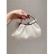 White Designer Top Handle Bag