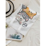 Small Crossbody Bag Cute Cat