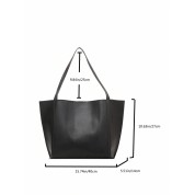 Large Black Hobo Shoulder Bag