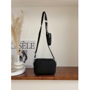 Crossbody Bag With Clear Pouch