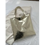 Long Handle Leather Tote Bag