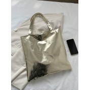 Long Handle Leather Tote Bag