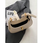 Leather Crossbody Hobo Bag With Zipper