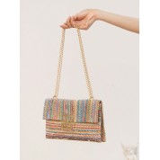 Front Flap Chain Shoulder Bag