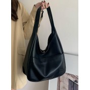 Leather Tote Bag For College