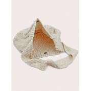 Mesh Snap Top Bags Crochet