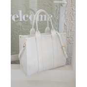 Large Top Zip Tote Bag