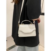 Top Handle Bag With Crossbody Strap