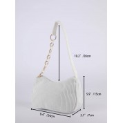 Crossbody Hobo Bag With Zipper