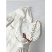 Crossbody Hobo Bag With Zipper