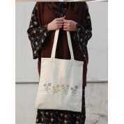 Small Black Shopper Tote Bag