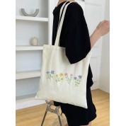 Small Black Shopper Tote Bag