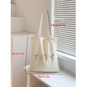 Small Black Shopper Tote Bag