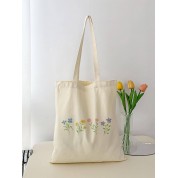 Small Black Shopper Tote Bag