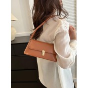 Soft Brown Leather Shoulder Bag