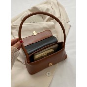 Soft Brown Leather Shoulder Bag