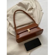 Soft Brown Leather Shoulder Bag