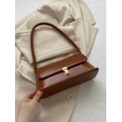 Soft Brown Leather Shoulder Bag