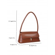 Soft Brown Leather Shoulder Bag