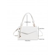 White Top Handle Crossbody Bag