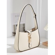 Straw And Leather Shoulder Bag