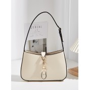 Straw And Leather Shoulder Bag