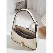 Straw And Leather Shoulder Bag