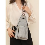 Leather Shoulder Bag With Pockets