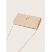 Evening Clutch Bag With Chain Strap