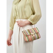 Woven Straw Cross Body Bag