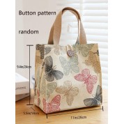 Designer Bag With Brown Square Pattern