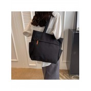 Large Black Nylon Tote Bag